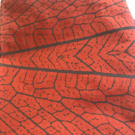 Fabric - 3/4 leaf print