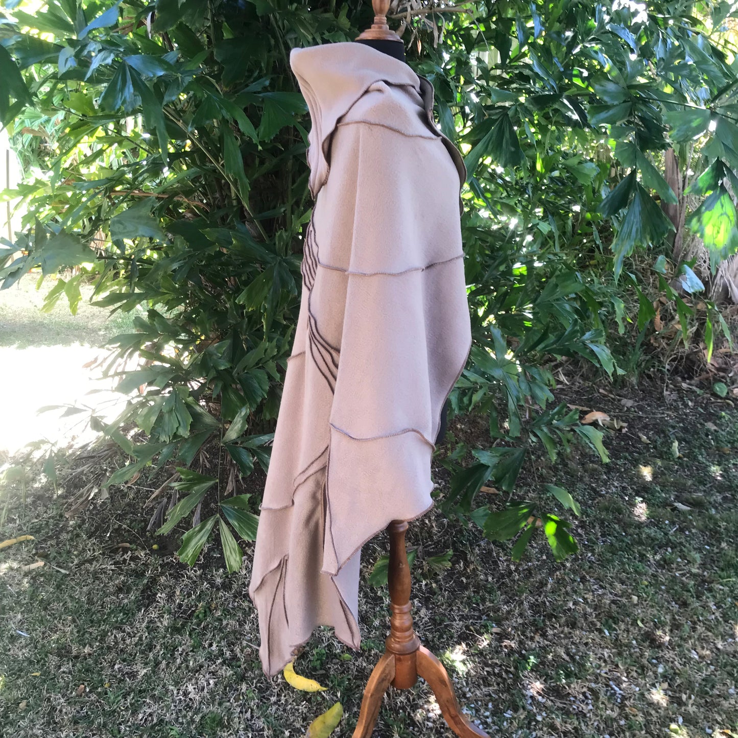 Leaf Cape Poncho - cloak - No hood in this listing