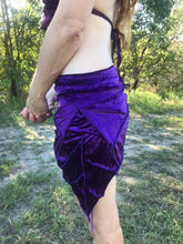 Velvet Leaf Skirt - 4 leaf velvet skirt