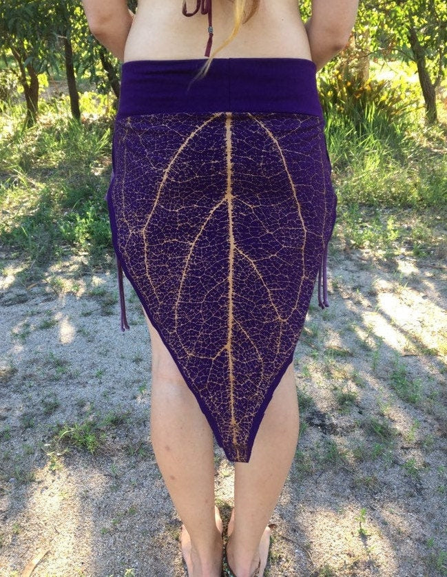 Leaf lap lap - new leaf - Leaf skirt - elven wear