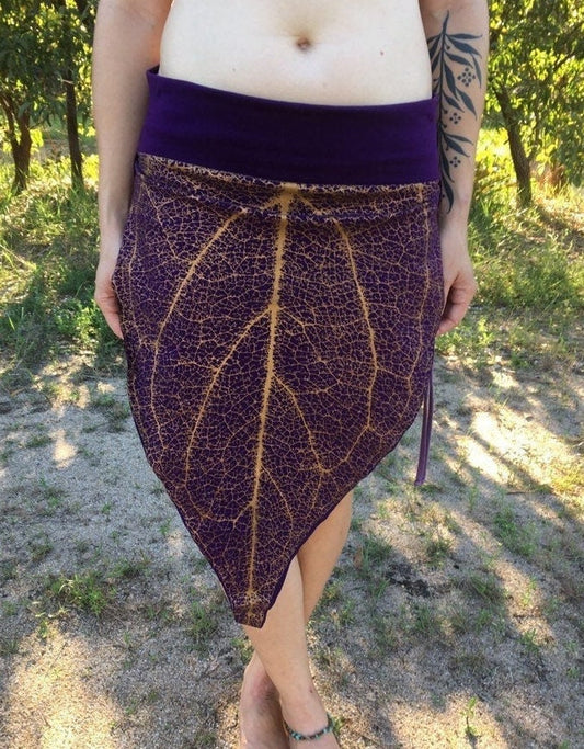 Leaf lap lap - new leaf - Leaf skirt - elven wear