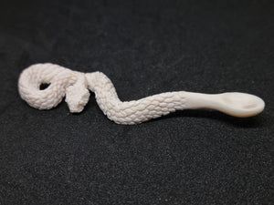 Snake Spoon - White - Carved Spoon - Small Spoon