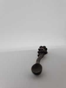 Plate Fungus Fairy Tree Spoon - Black Wood - Salt Spoon - Spice Spoon - Spoon Jewelry